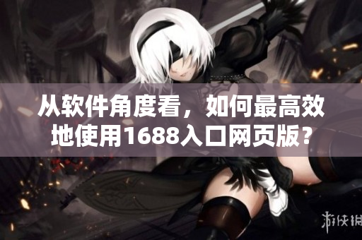 从软件角度看，如何最高效地使用1688入口网页版？