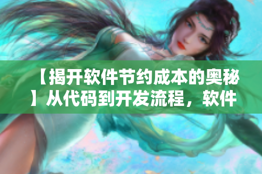 【揭开软件节约成本的奥秘】从代码到开发流程，软件项目全流程图解