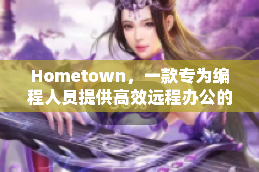 Hometown，一款专为编程人员提供高效远程办公的软件