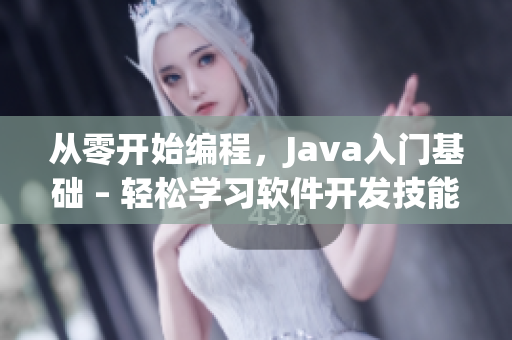 从零开始编程，Java入门基础 – 轻松学习软件开发技能