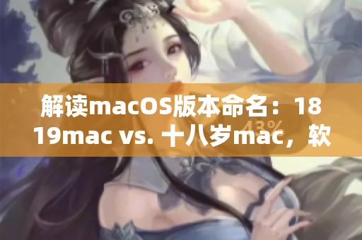 解读macOS版本命名：1819mac vs. 十八岁mac，软件功能上有何区别？