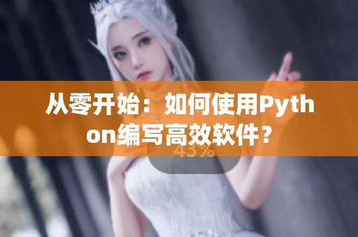 从零开始：如何使用Python编写高效软件？