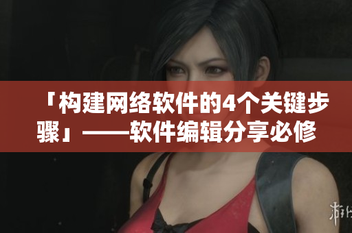 「构建网络软件的4个关键步骤」——软件编辑分享必修知识