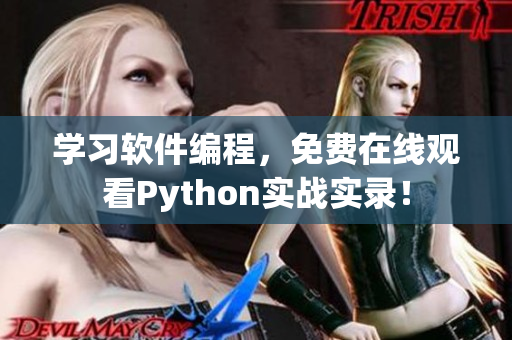 学习软件编程，免费在线观看Python实战实录！