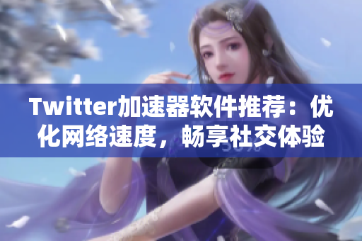 Twitter加速器软件推荐：优化网络速度，畅享社交体验