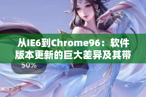 从IE6到Chrome96：软件版本更新的巨大差异及其带来的挑战