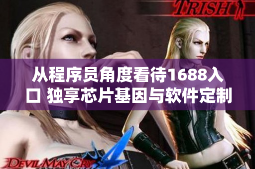 从程序员角度看待1688入口 独享芯片基因与软件定制！