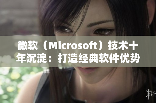 微软（Microsoft）技术十年沉淀：打造经典软件优势