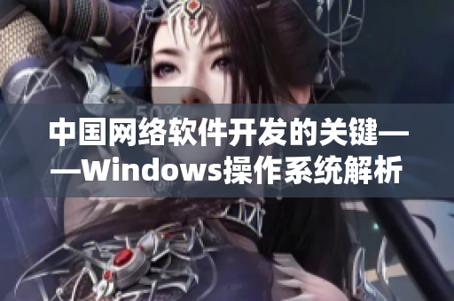 中国网络软件开发的关键——Windows操作系统解析