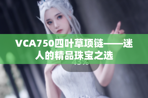 VCA750四叶草项链——迷人的精品珠宝之选