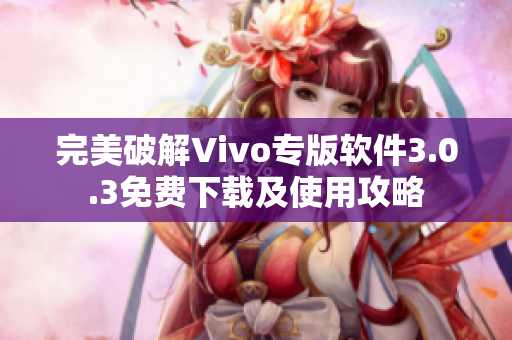 完美破解Vivo专版软件3.0.3免费下载及使用攻略