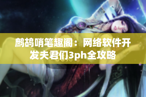 鹧鸪哨笔趣阁：网络软件开发夫君们3ph全攻略