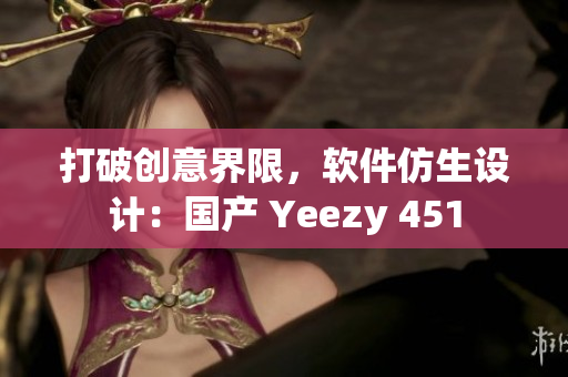 打破创意界限，软件仿生设计：国产 Yeezy 451