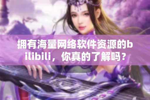 拥有海量网络软件资源的bilibili，你真的了解吗？