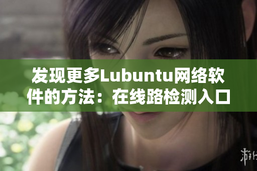 发现更多Lubuntu网络软件的方法：在线路检测入口