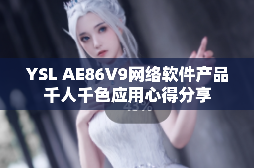 YSL AE86V9网络软件产品千人千色应用心得分享