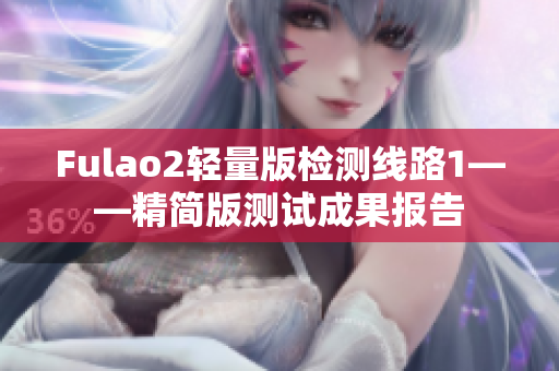 Fulao2轻量版检测线路1——精简版测试成果报告