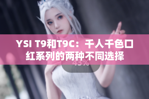 YSI T9和T9C：千人千色口红系列的两种不同选择