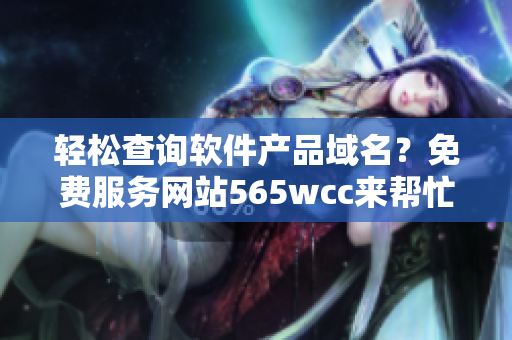 轻松查询软件产品域名？免费服务网站565wcc来帮忙！