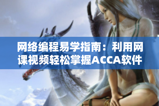 网络编程易学指南：利用网课视频轻松掌握ACCA软件