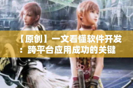 【原创】一文看懂软件开发：跨平台应用成功的关键