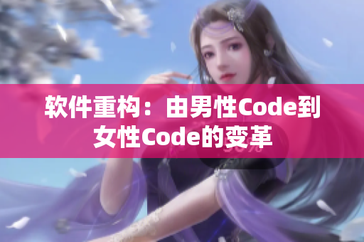 软件重构：由男性Code到女性Code的变革