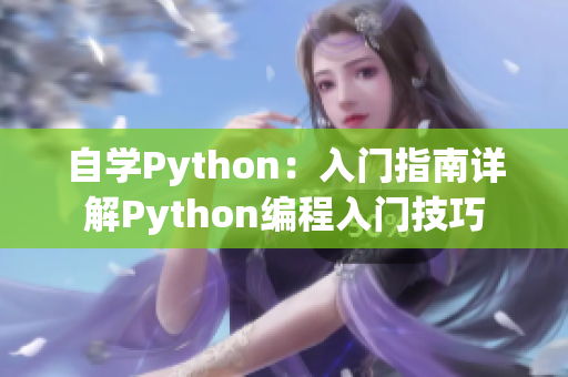 自学Python：入门指南详解Python编程入门技巧