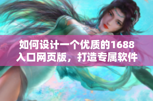 如何设计一个优质的1688入口网页版，打造专属软件行业的精品平台