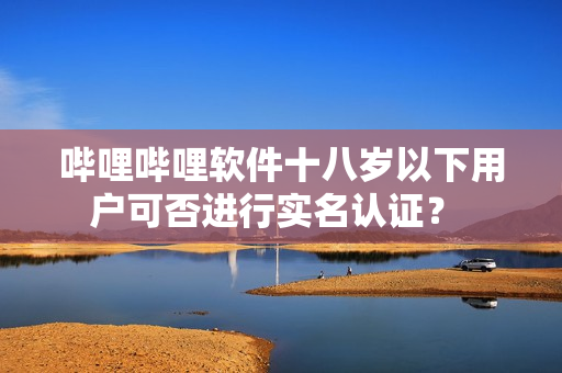 哔哩哔哩软件十八岁以下用户可否进行实名认证？ 