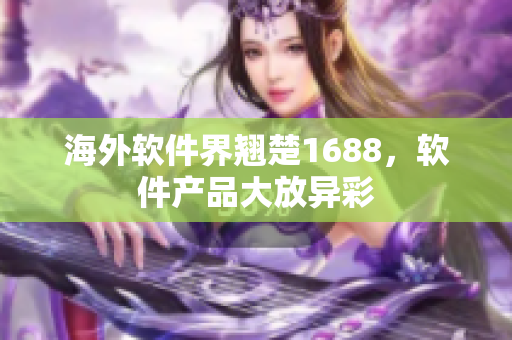 海外软件界翘楚1688，软件产品大放异彩