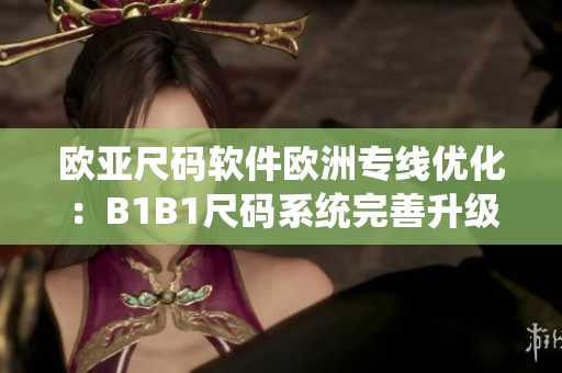 欧亚尺码软件欧洲专线优化：B1B1尺码系统完善升级