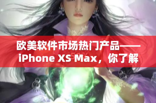 欧美软件市场热门产品——iPhone XS Max，你了解吗？