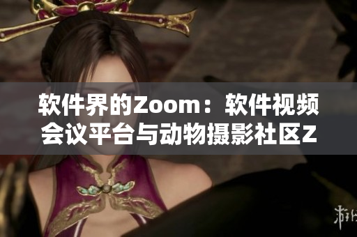 软件界的Zoom：软件视频会议平台与动物摄影社区Zoom的对比