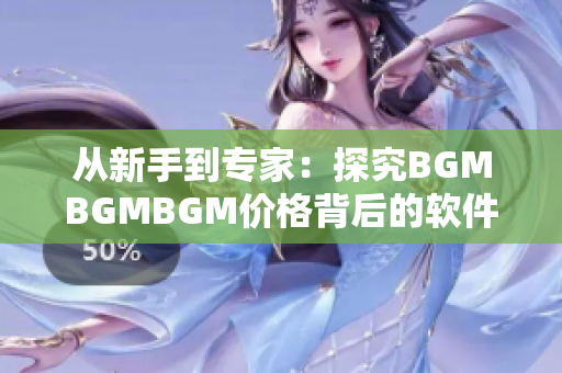 从新手到专家：探究BGMBGMBGM价格背后的软件知识