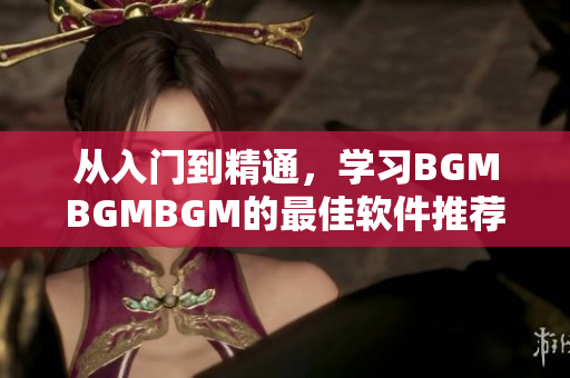 从入门到精通，学习BGMBGMBGM的最佳软件推荐及价格解析