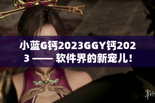 小蓝G钙2023GGY钙2023 —— 软件界的新宠儿！