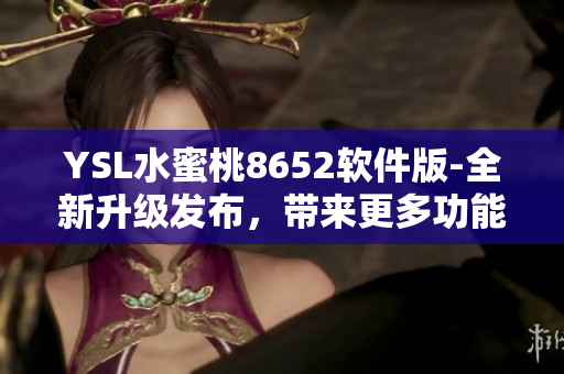 YSL水蜜桃8652软件版-全新升级发布，带来更多功能和体验