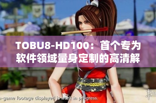 TOBU8-HD100：首个专为软件领域量身定制的高清解决方案