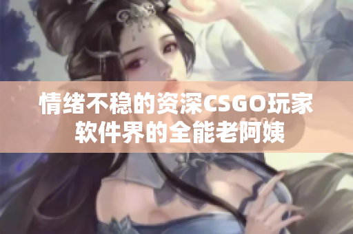 情绪不稳的资深CSGO玩家 软件界的全能老阿姨