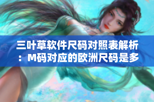 三叶草软件尺码对照表解析：M码对应的欧洲尺码是多少？