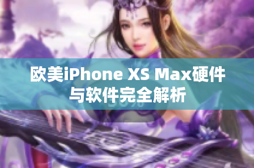 欧美iPhone XS Max硬件与软件完全解析