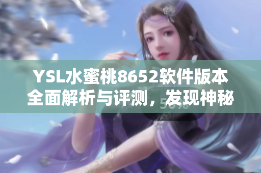 YSL水蜜桃8652软件版本全面解析与评测，发现神秘黑科技