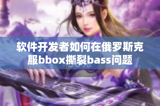 软件开发者如何在俄罗斯克服bbox撕裂bass问题