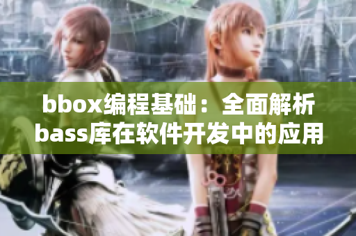 bbox编程基础：全面解析bass库在软件开发中的应用