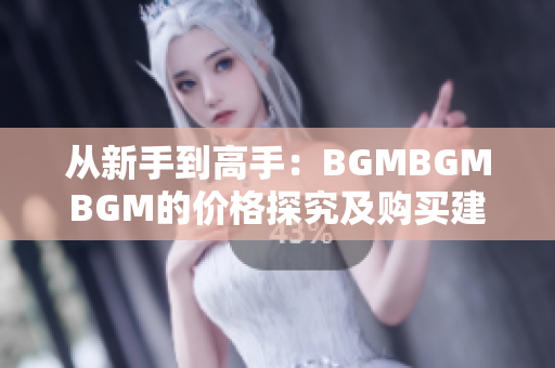 从新手到高手：BGMBGMBGM的价格探究及购买建议