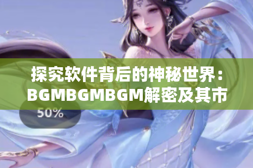 探究软件背后的神秘世界：BGMBGMBGM解密及其市场价格分析