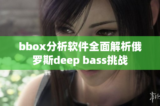 bbox分析软件全面解析俄罗斯deep bass挑战