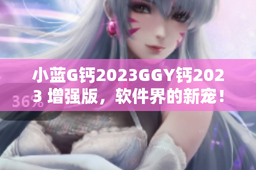 小蓝G钙2023GGY钙2023 增强版，软件界的新宠！