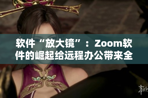 软件“放大镜”：Zoom软件的崛起给远程办公带来全新体验