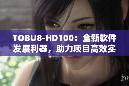 TOBU8-HD100：全新软件发展利器，助力项目高效实施